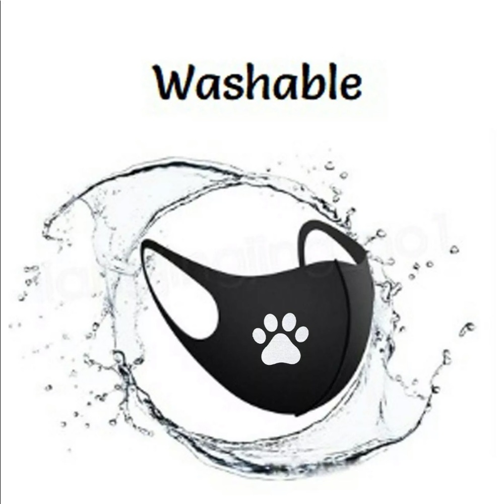 Paw Print Face Mask
